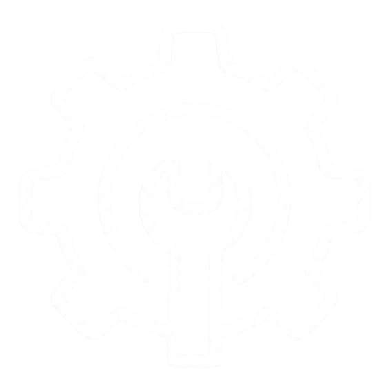 Icon Zahnrad mit Schraubenschlüssel – Fachübersetzungen für den Maschinenbau, UnaLingua